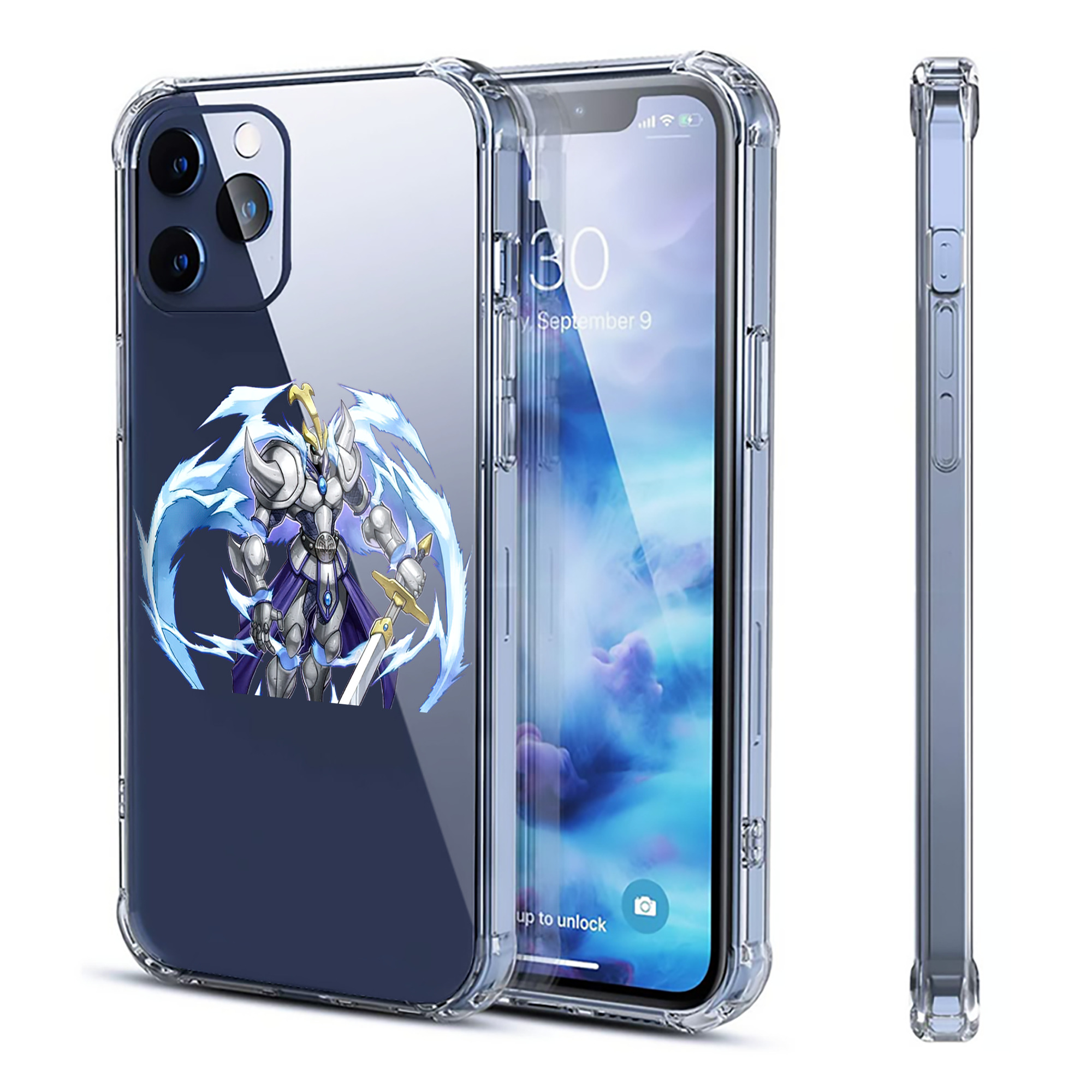 （画像用） 遊☆戯☆王 Yu-Gi-Oh! 【iPhone 12シリーズ対応】透明スマホケース（クリアソフトケース）